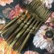 Golden vintage forks