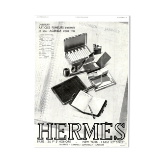 Affiche vintage années 30 Hermes 30x40cm sans cadre