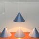 Danish mid-century suspension billiard lamp by Louis Poulsen