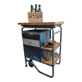 Industrial trolley workbench Citroen chest of drawers