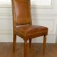 Set of 6 Art Deco carved walnut chairs, Circa 1920