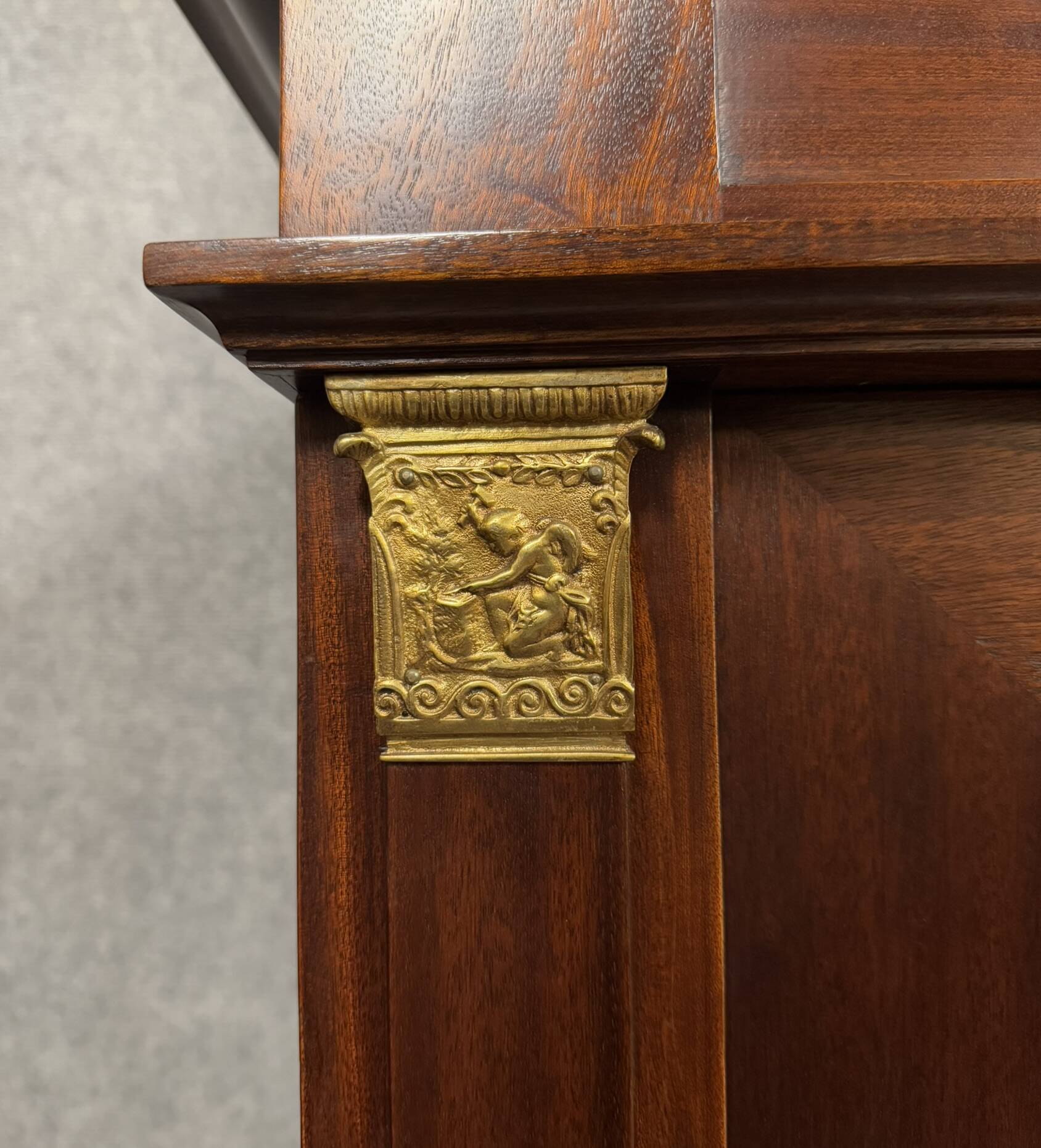 Empire style mahogany cabinet sideboard circa 1920-1940