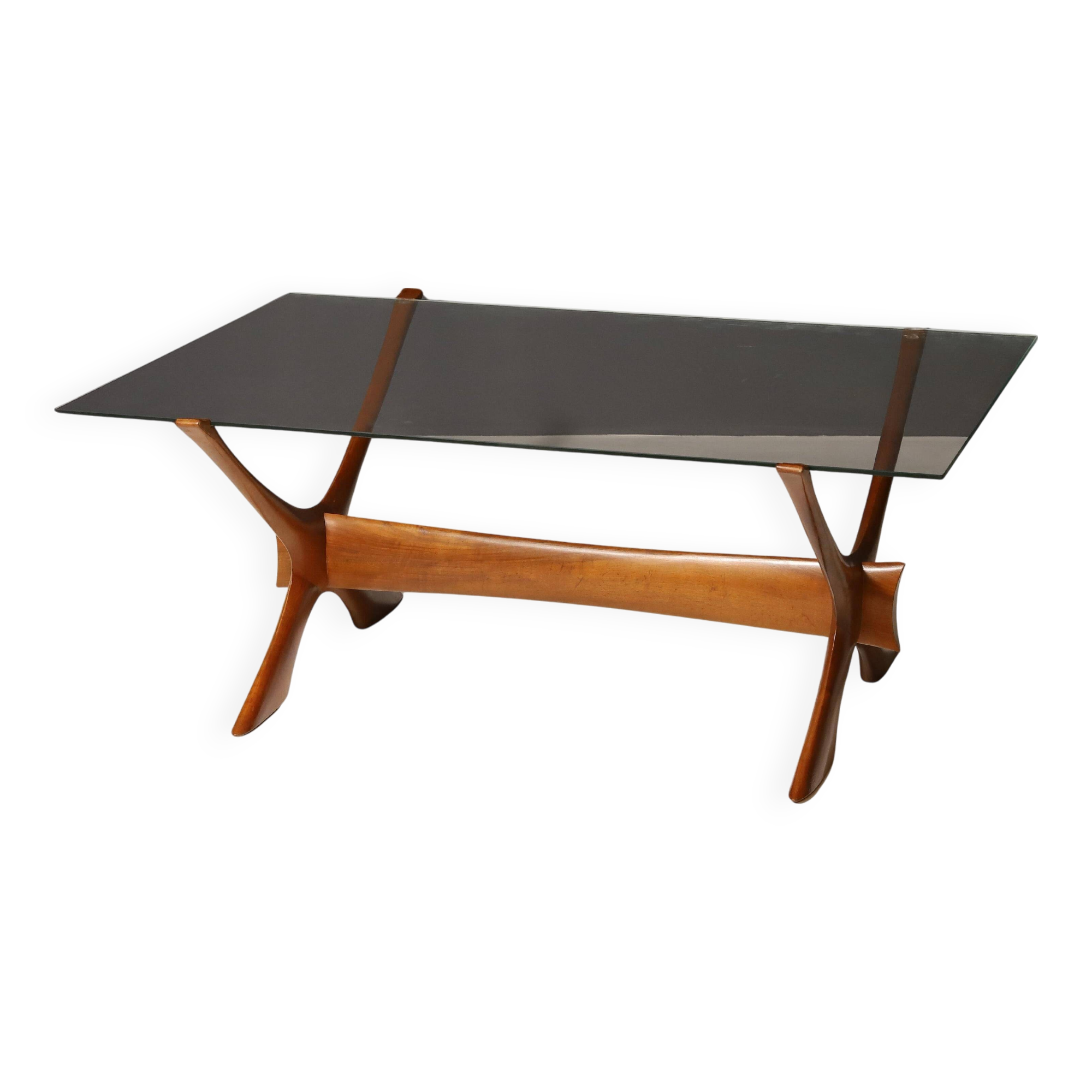 Table Basse Condor par Fredrik Schriever-Abeln pour Örebro Glass, 1960s
