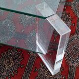Plexiglass coffee table