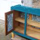 Renovated antique sideboard – Petrol blue V33 – Vintage / Art Deco style