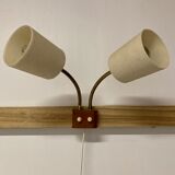 Modular double wall lamp scandinavian 1950