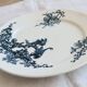 Assiette plate ancienne terre de fer - Boch Frères Keramis - Modèle Régent