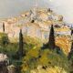 Gustave Fraas XX century. Roussillon. Oil on canvas signed.
