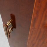 Unique Art Deco cabinet with veneer wood inlay, France 1920s