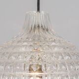 Stunning crystal glass pendant, Peill & Putzler, Germany, 1970s