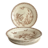 Onnaing Liseron ironstone soup plates