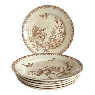 Onnaing Liseron ironstone soup plates