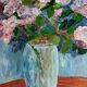 Painting oil bouquet
