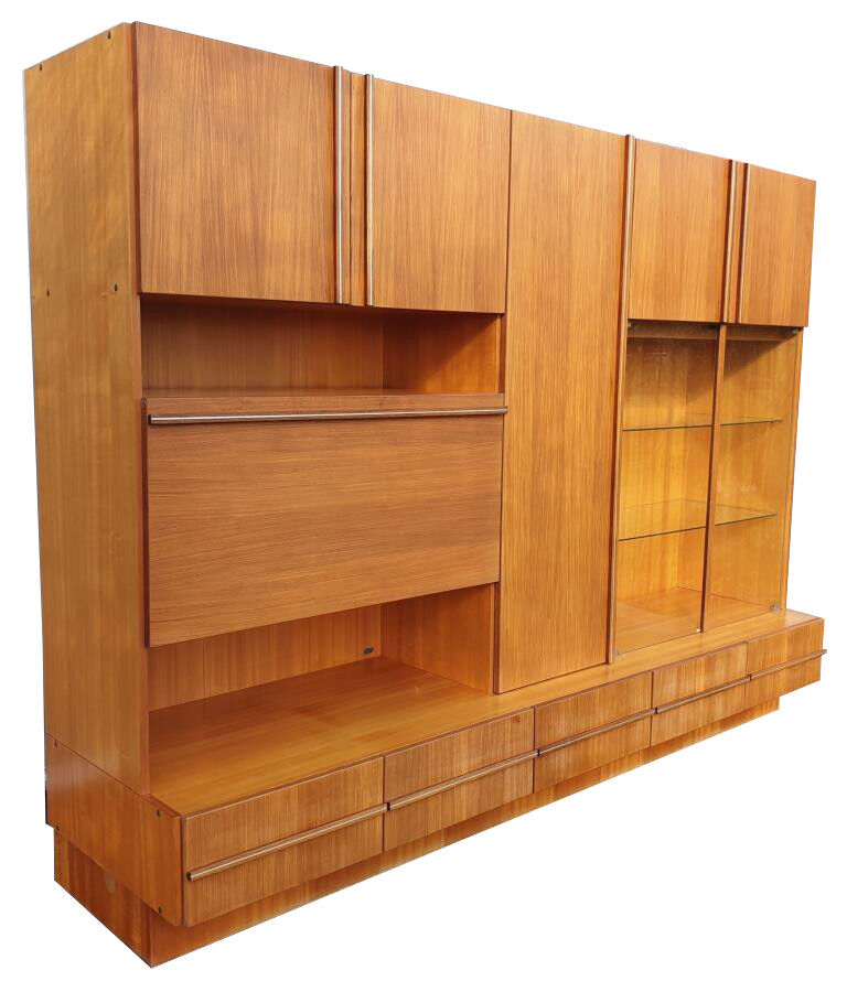 Library living Luigi Bartolini Italian design 1970