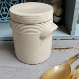 Glazed earth pot