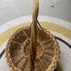 Serviteur / porte bouteilles en rotin naturel