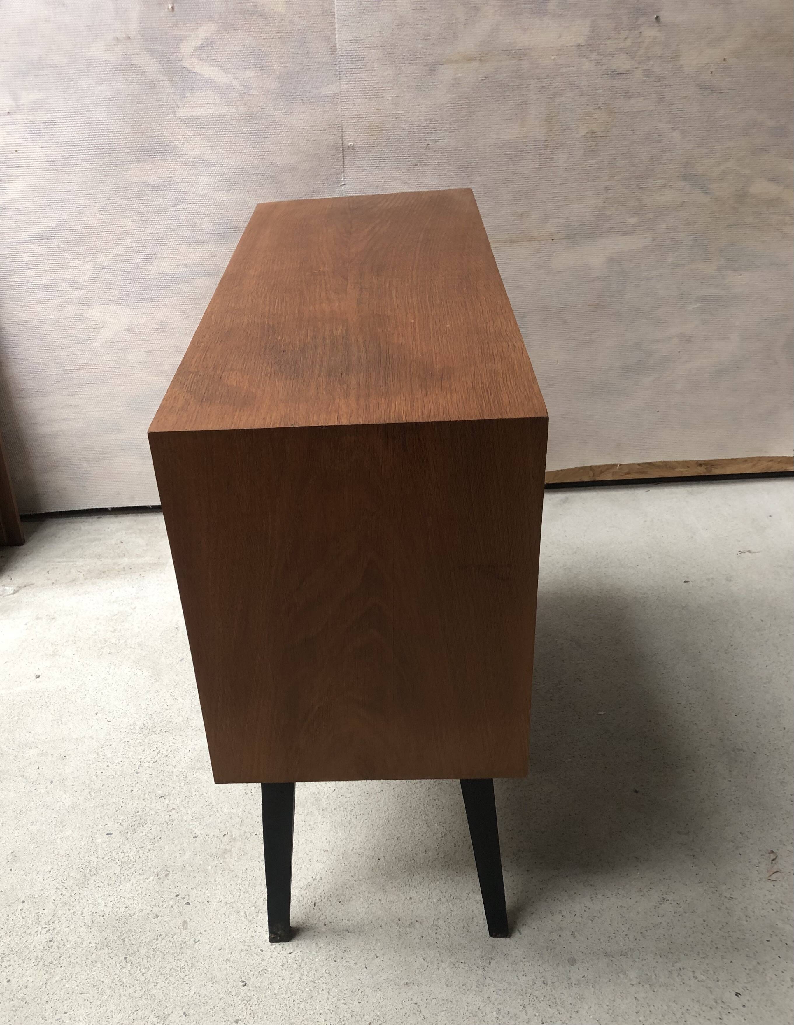 Small row of vintage storage furniture from the 1960s
