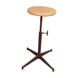 Seventies swivel workshop stool