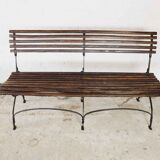 Antique foldable garden bench