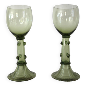 2 verres à vin blanc Roemer vintage