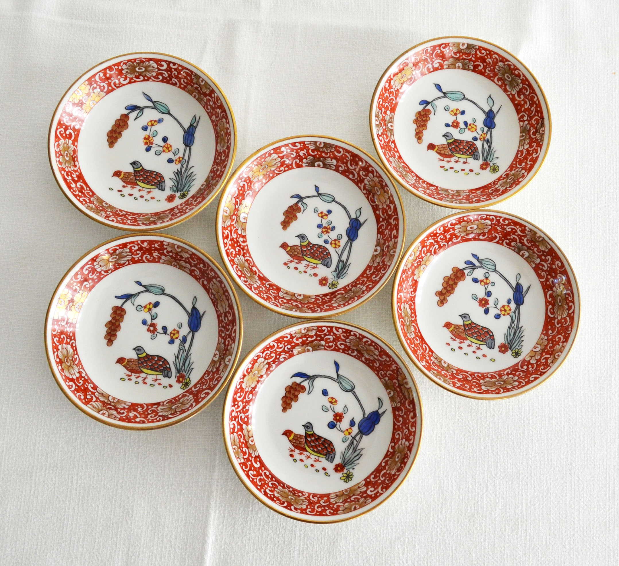 Cups and bowl in haviland porcelain