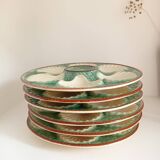 6 oyster plates