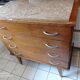 Scandinavian chest of drawers 4 drawers compass feet