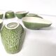 Set of 8 avocado-shaped ceramic bowls Bordalo Pinheiro Portugal