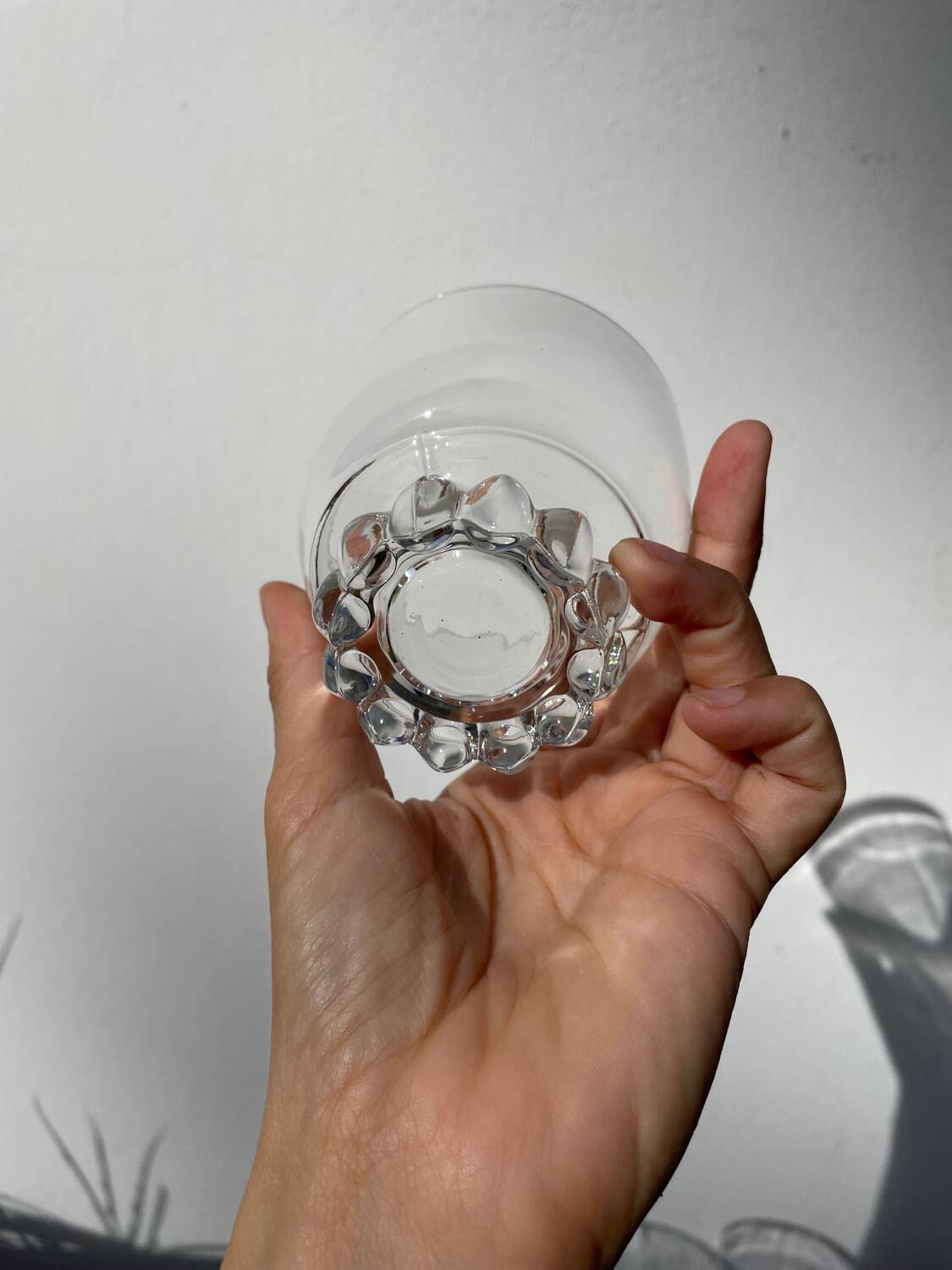 6 crystal glasses
