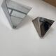 Pair of vintage conical wall lights, chrome metal, Sweden 1970s