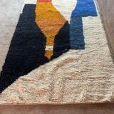 Handmade traditional Berber rug size 100 x 200 cm