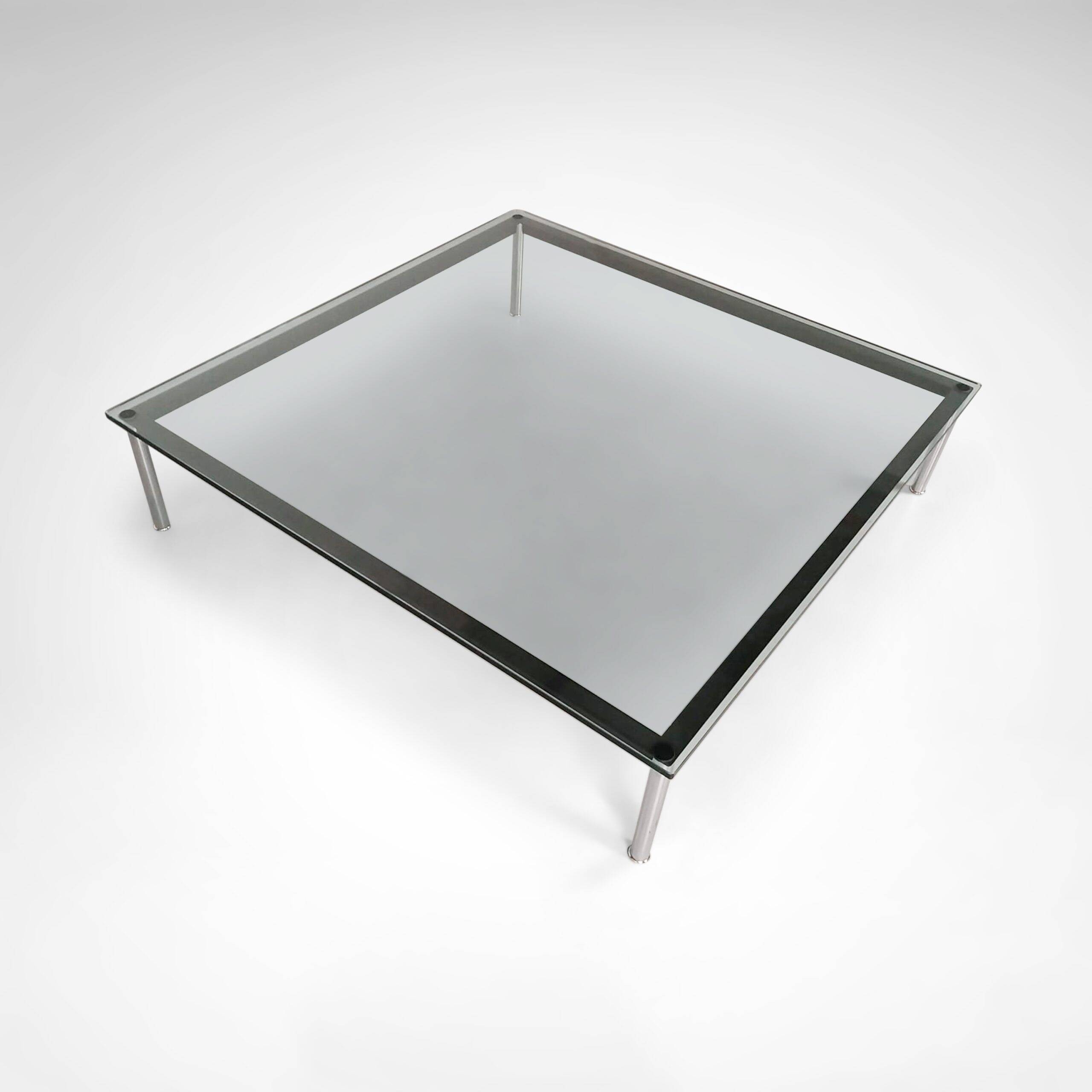 LC10 coffee table by Le Corbusier et al for Cassina 1990s