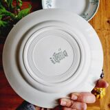 Set of 12 flat plates with slight defects Saint Amand 1932