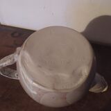 Ceramic pitcher jug signed Marie Montmarault