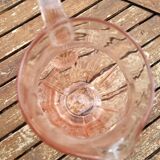 Pink art deco pitcher