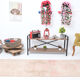 3x13 contemporary vintage carpet rug, 389x78cm