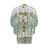 Lustre en verre Fontana Arte 1970