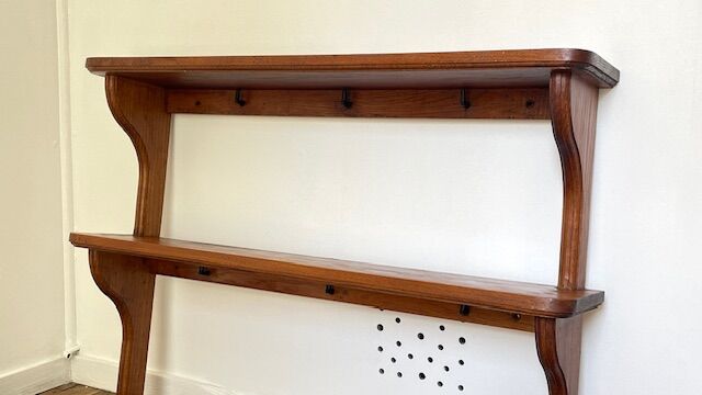 VINTAGE Solid Oak SHELF