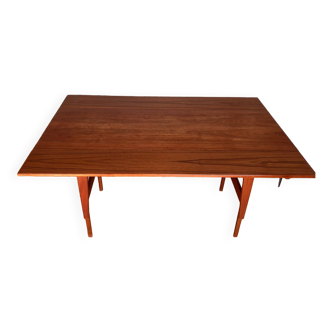 Table basse scandinave en chêne modulable table à manger