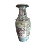 Vase - canton - porcelaine - scène familiale - XIXe siècle