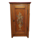 Ancien meuble confiturier Alsace decor fleurs