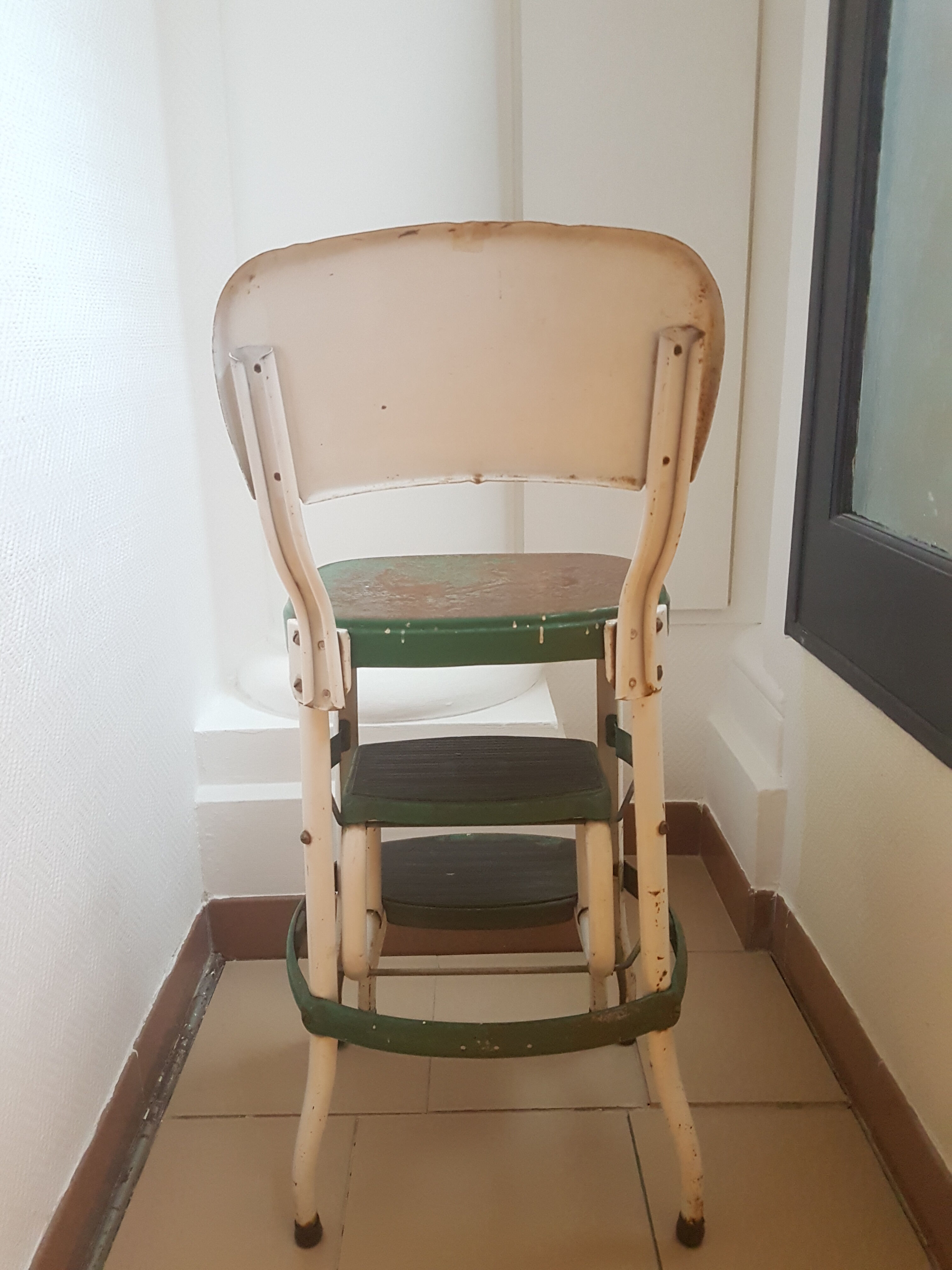 Chaise escabeau Cosco vintage