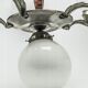 Chandelier Art Déco, Pologne, années 1950