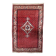 1950s Handmade Indian wool medallion rug, red, 102 × 159 cm - 1C1296