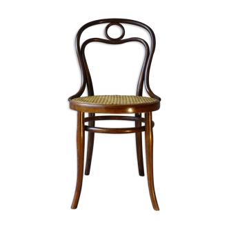 Chaise bistrot viennoise cannée N°31, 1910 cannage neuf