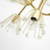 Beautiful brass chandelier by Emil Stejnar for Rupert Nikoll
