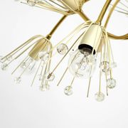 Beautiful brass chandelier by Emil Stejnar for Rupert Nikoll