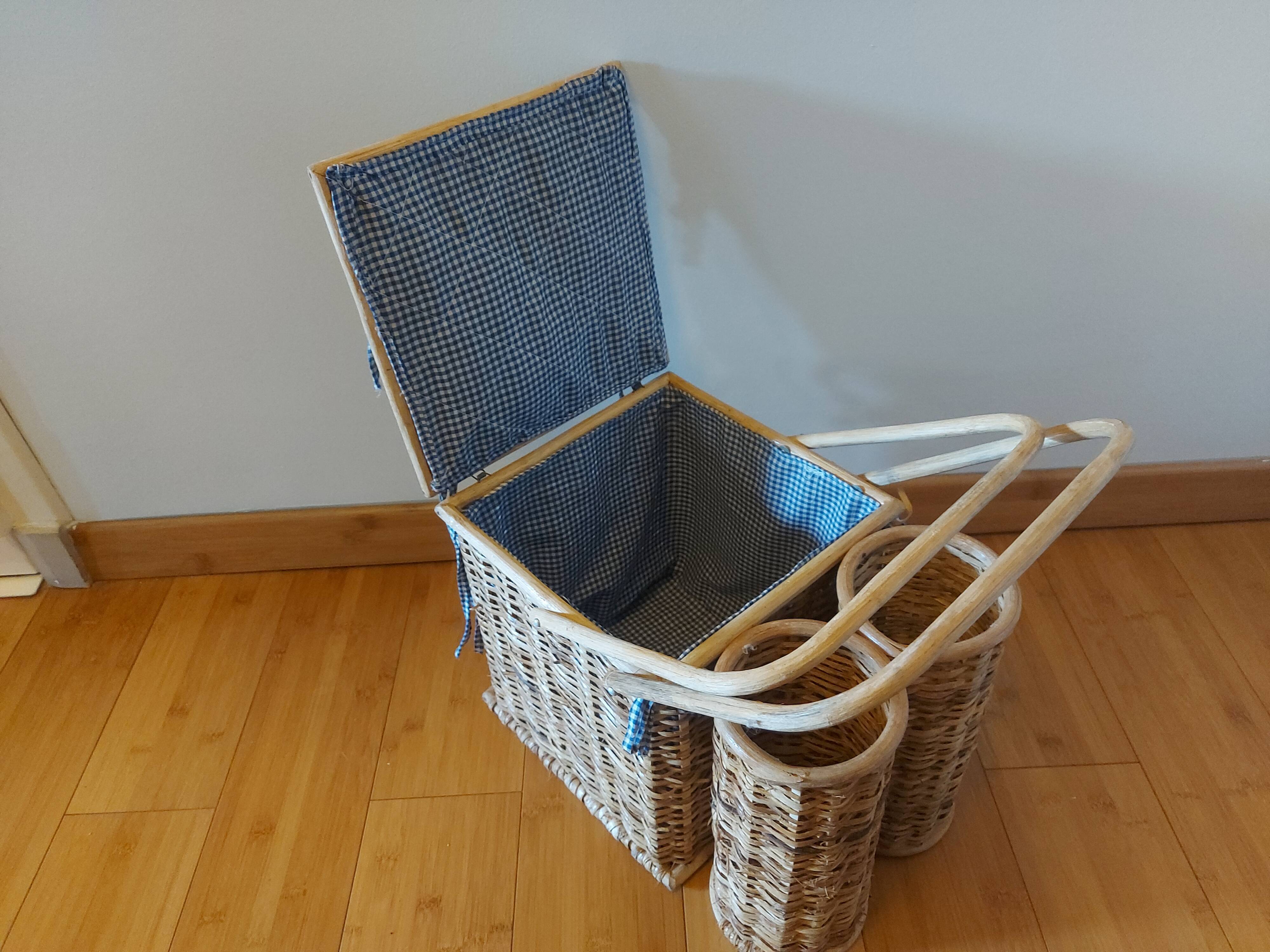 Panier à pique nique en rotin