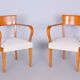 Art Deco Beech Armchairs attributed to Jindrich Halabala for Up Zavody, 1930s, Set of 2