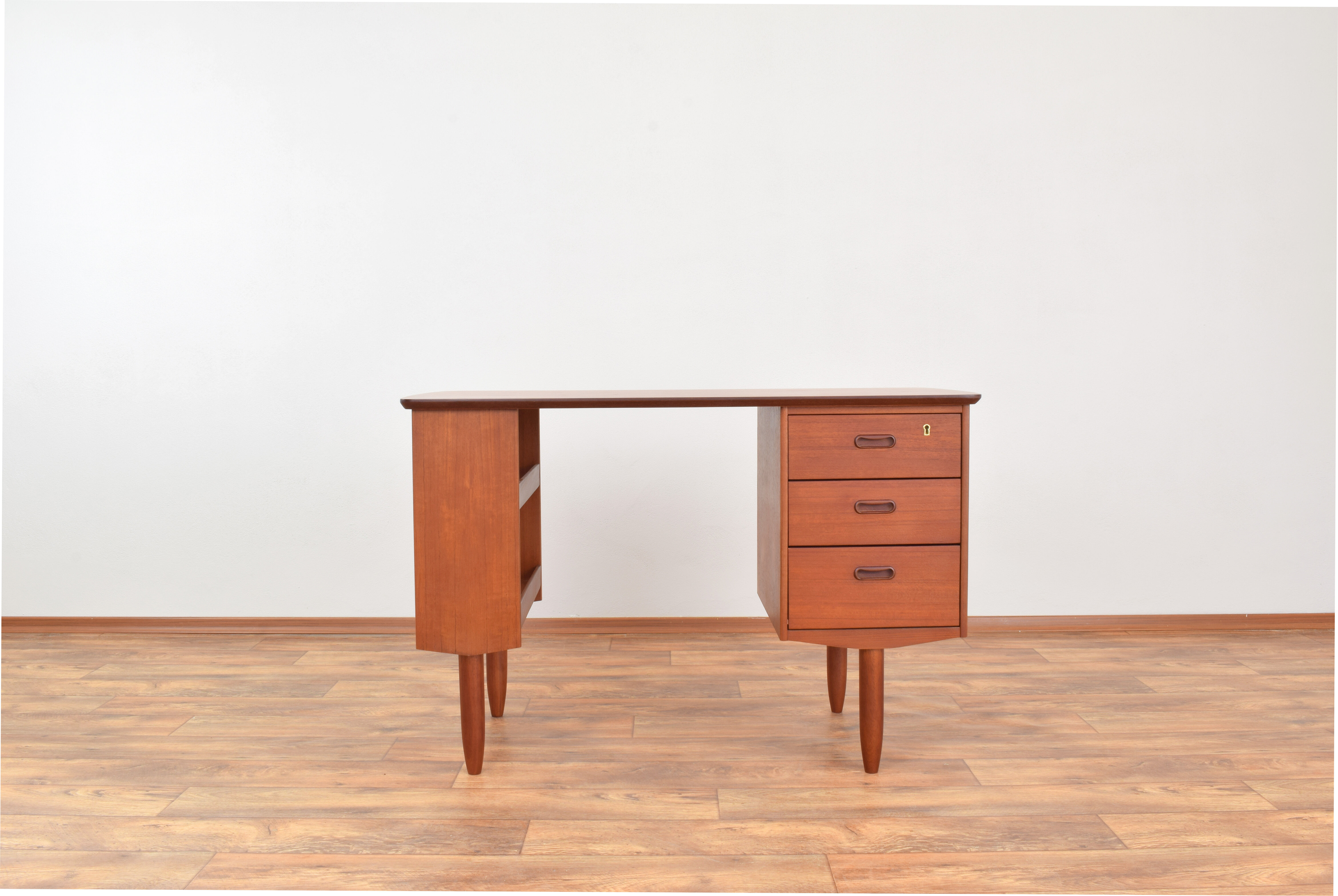 Mid-Century Danish Teak Desk, 1960s.